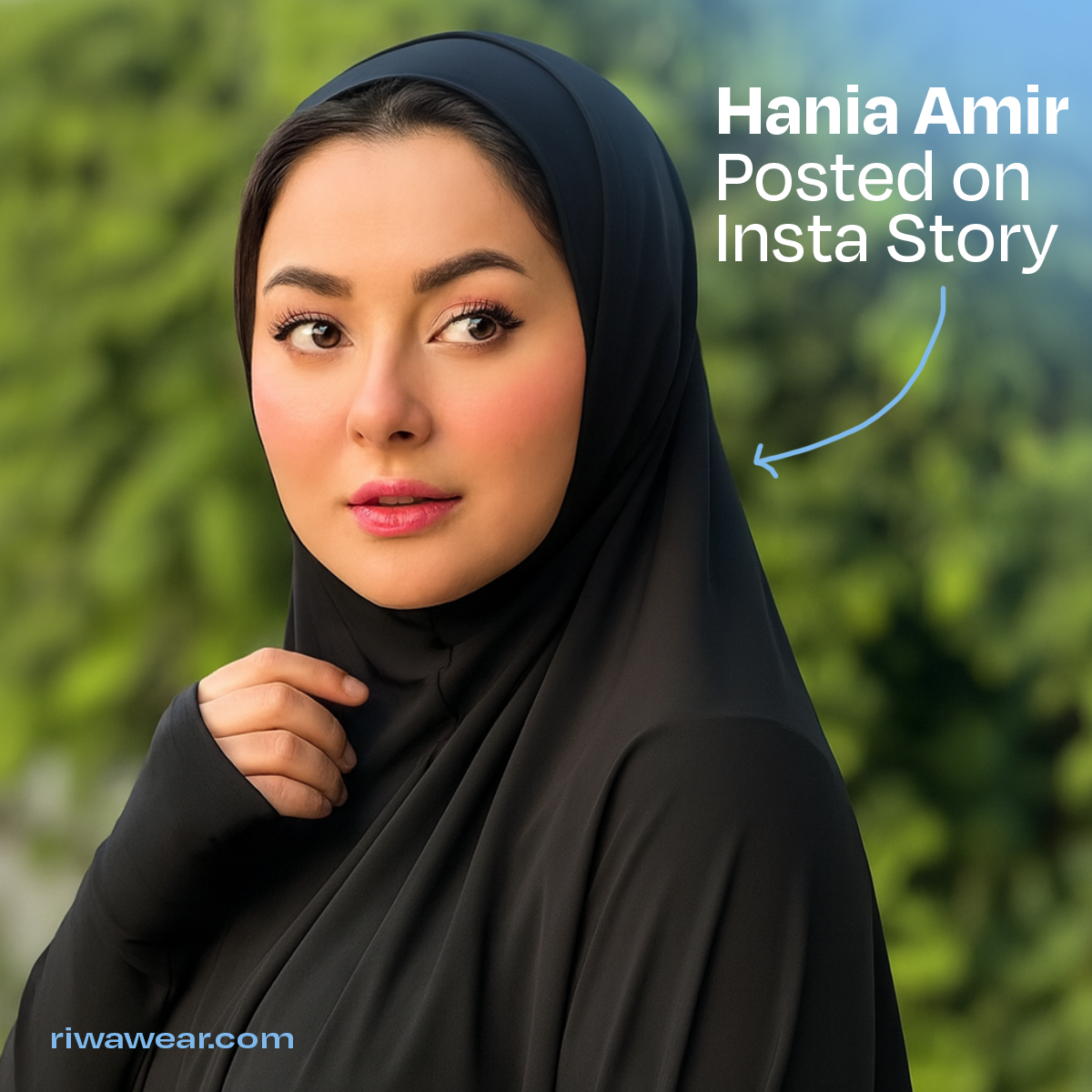 Riwa Long Hooded Top - Black